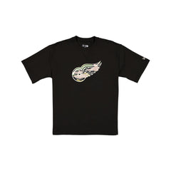 Detroit Red Wings Camo Logo Black T-Shirt
