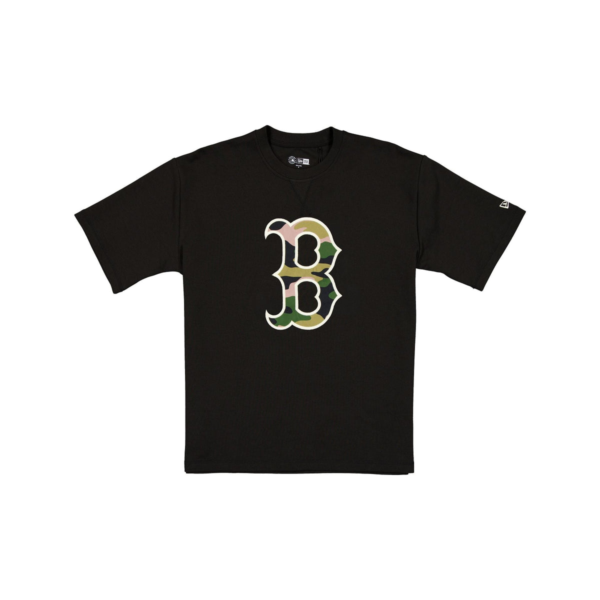 Boston Red Sox Camo Logo Black T-Shirt