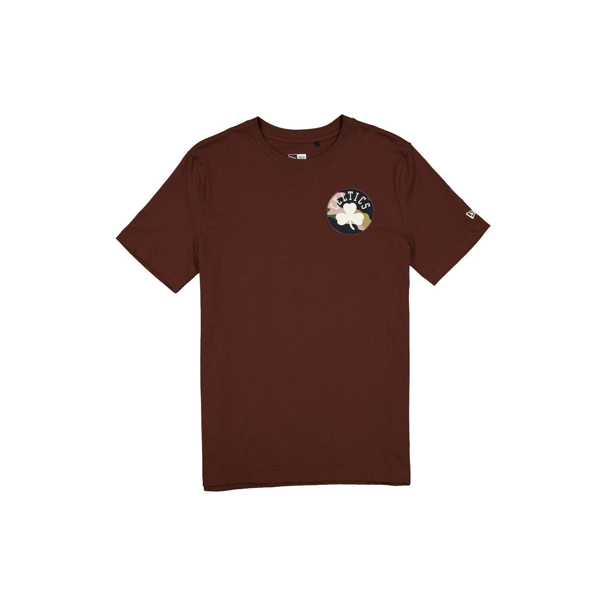 Boston Celtics Camo Logo Brown T-Shirt