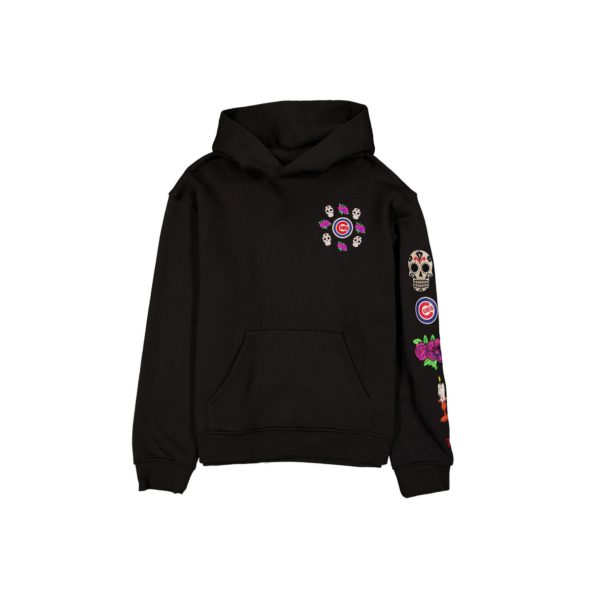 Chicago Cubs Day of the Dead Black Hoodie