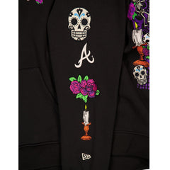 Atlanta Braves Day of the Dead Black Hoodie