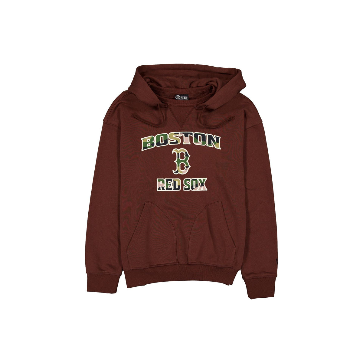Boston Red Sox Camo Logo Brown Hoodie