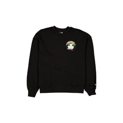 Boston Celtics Camo Logo Black Crewneck