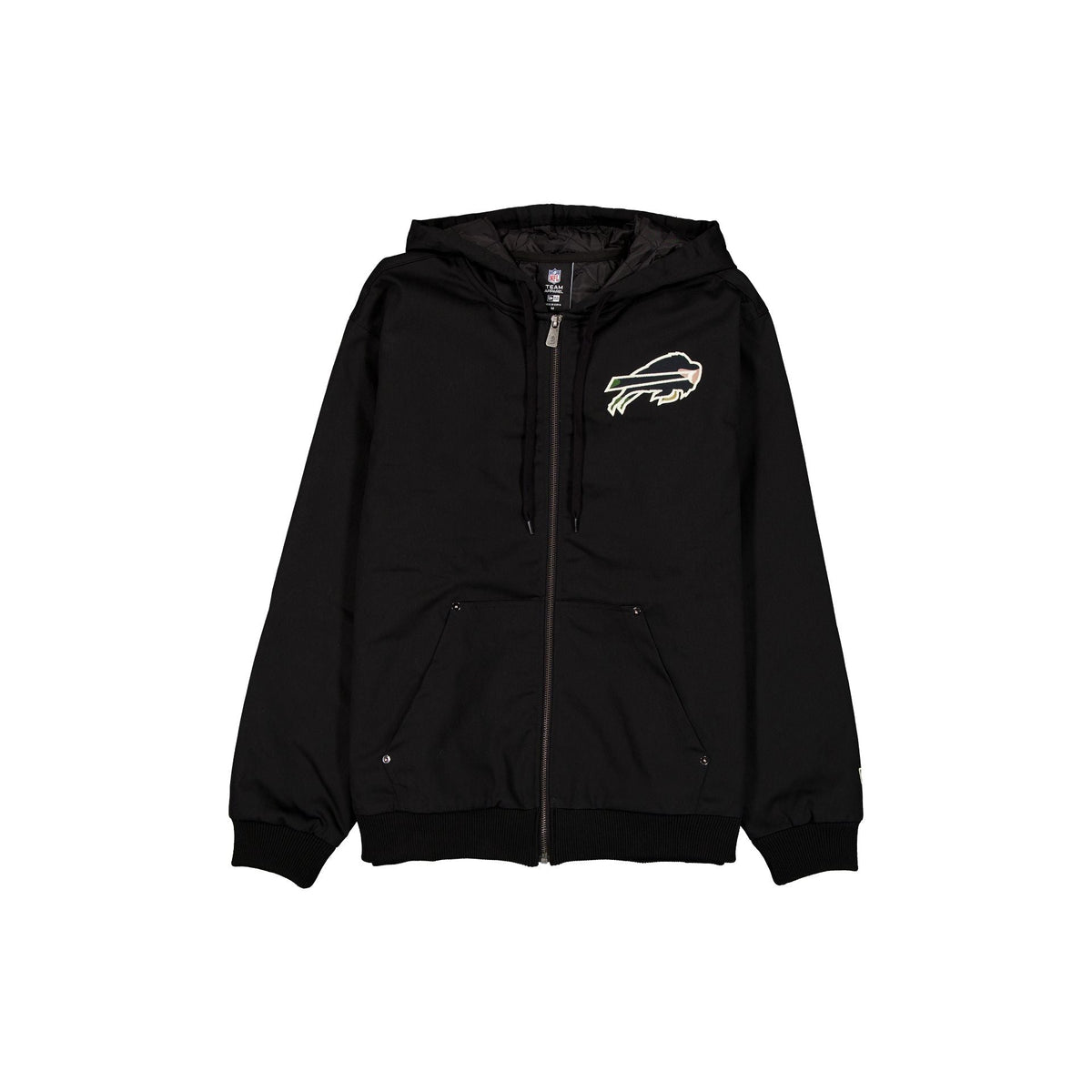 Buffalo Bills Camo Logo Black Full-Zip Jacket