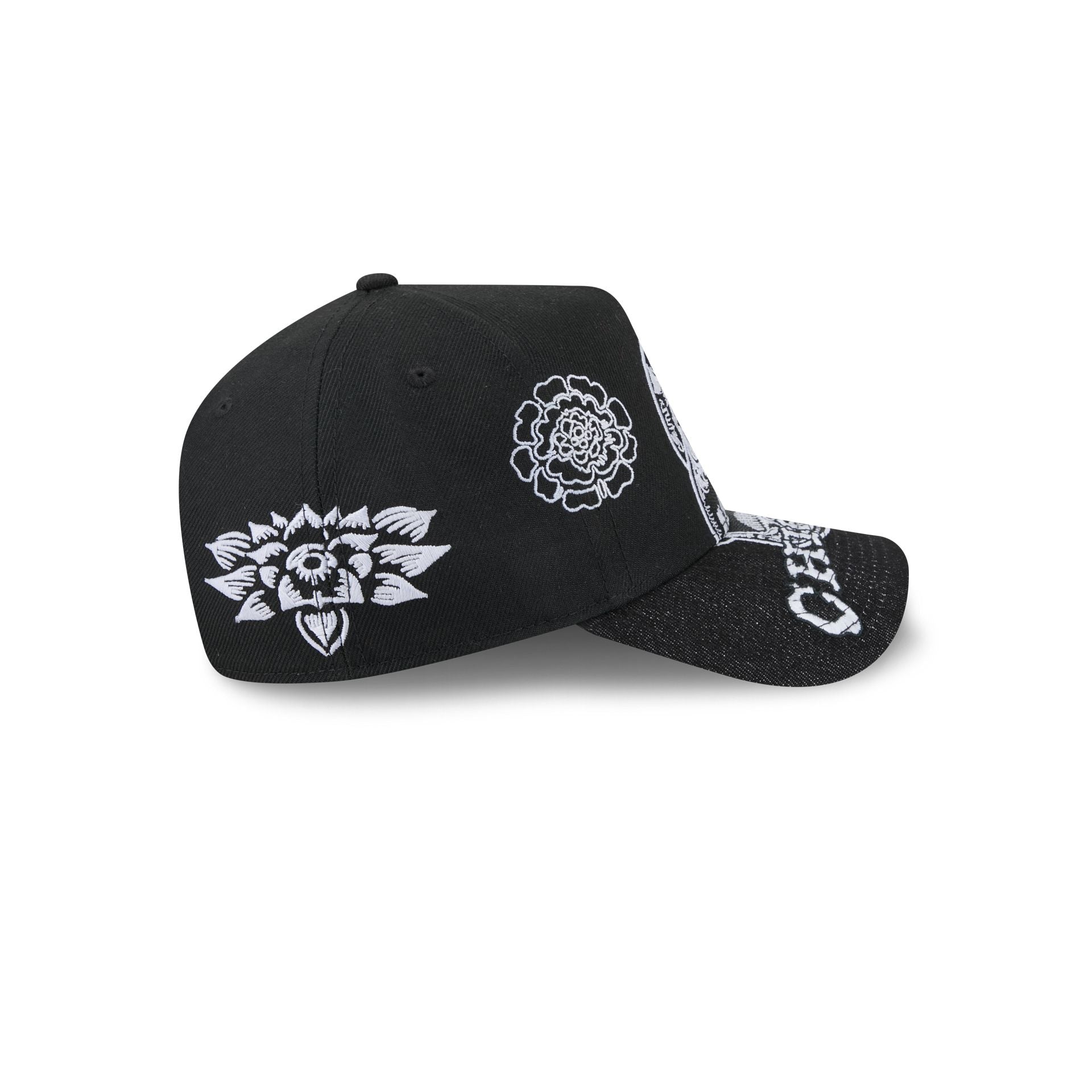 Chicago Cubs Day of the Dead Skull 9FORTY A-Frame Snapback Hat