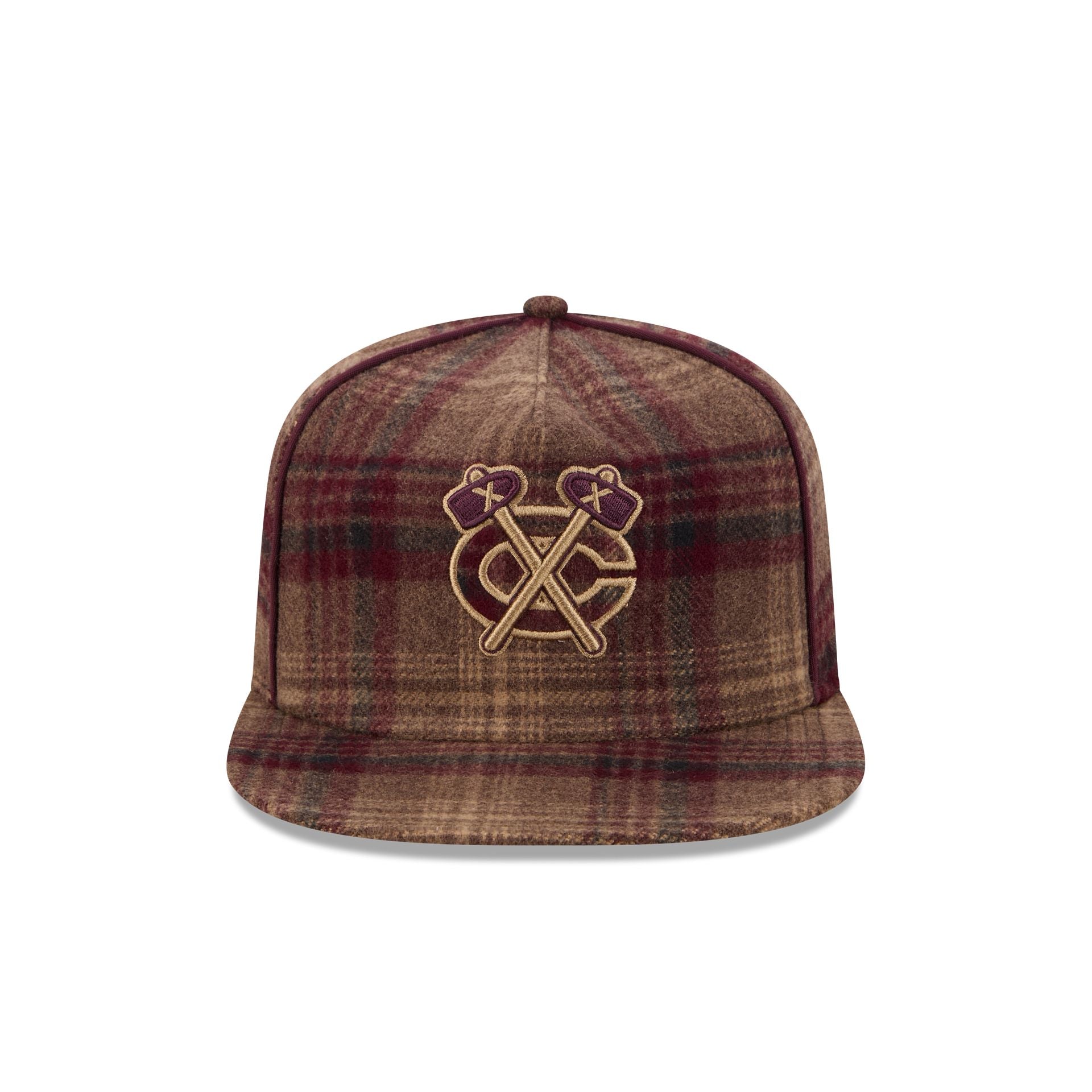 Chicago Blackhawks Fall Plaid 19TWENTY Snapback Hat