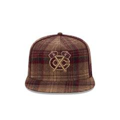 Chicago Blackhawks Fall Plaid 19TWENTY Snapback Hat