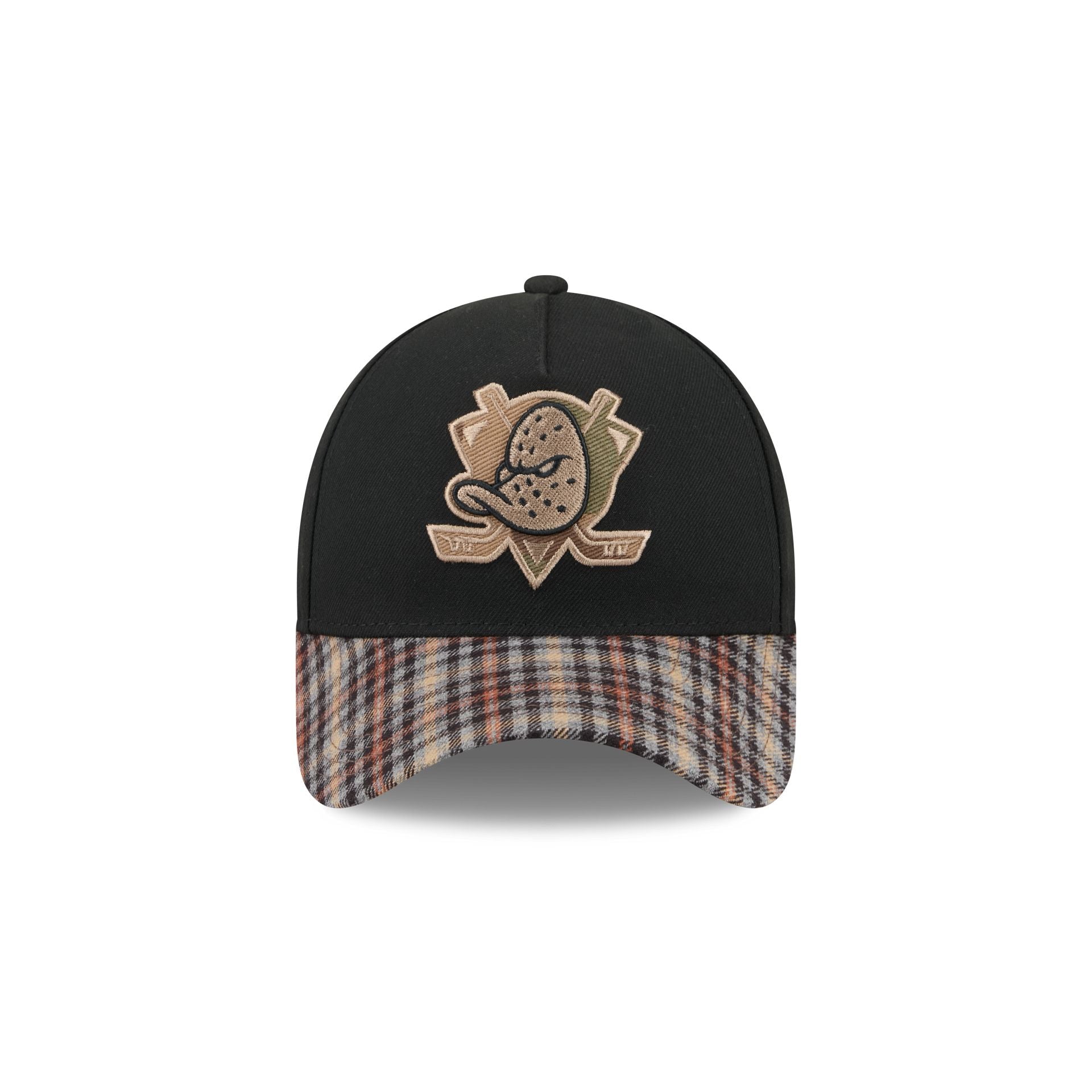 Anaheim Ducks Fall Plaid Visor 59FORTY A-Frame Fitted Hat