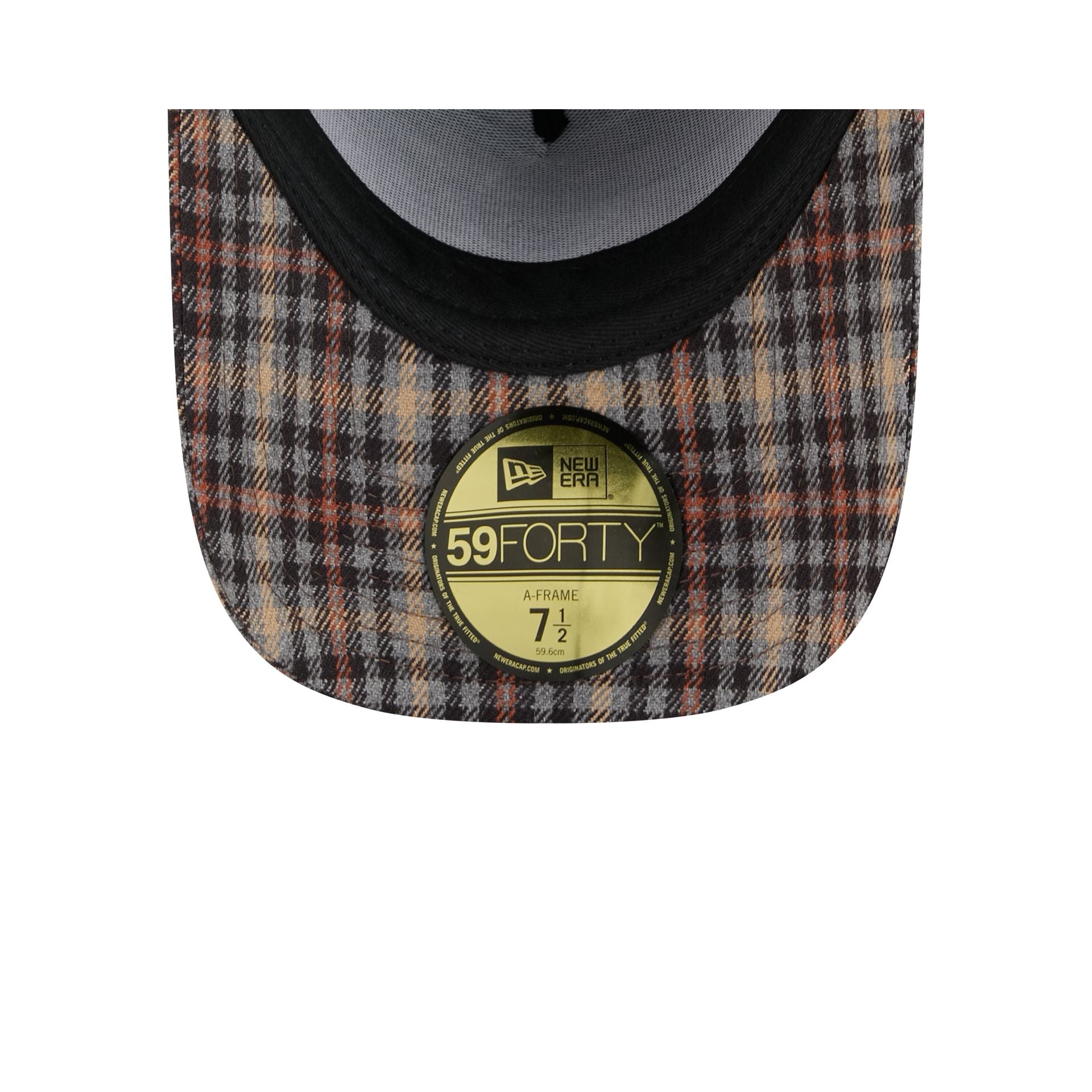 Anaheim Ducks Fall Plaid Visor 59FORTY A-Frame Fitted Hat