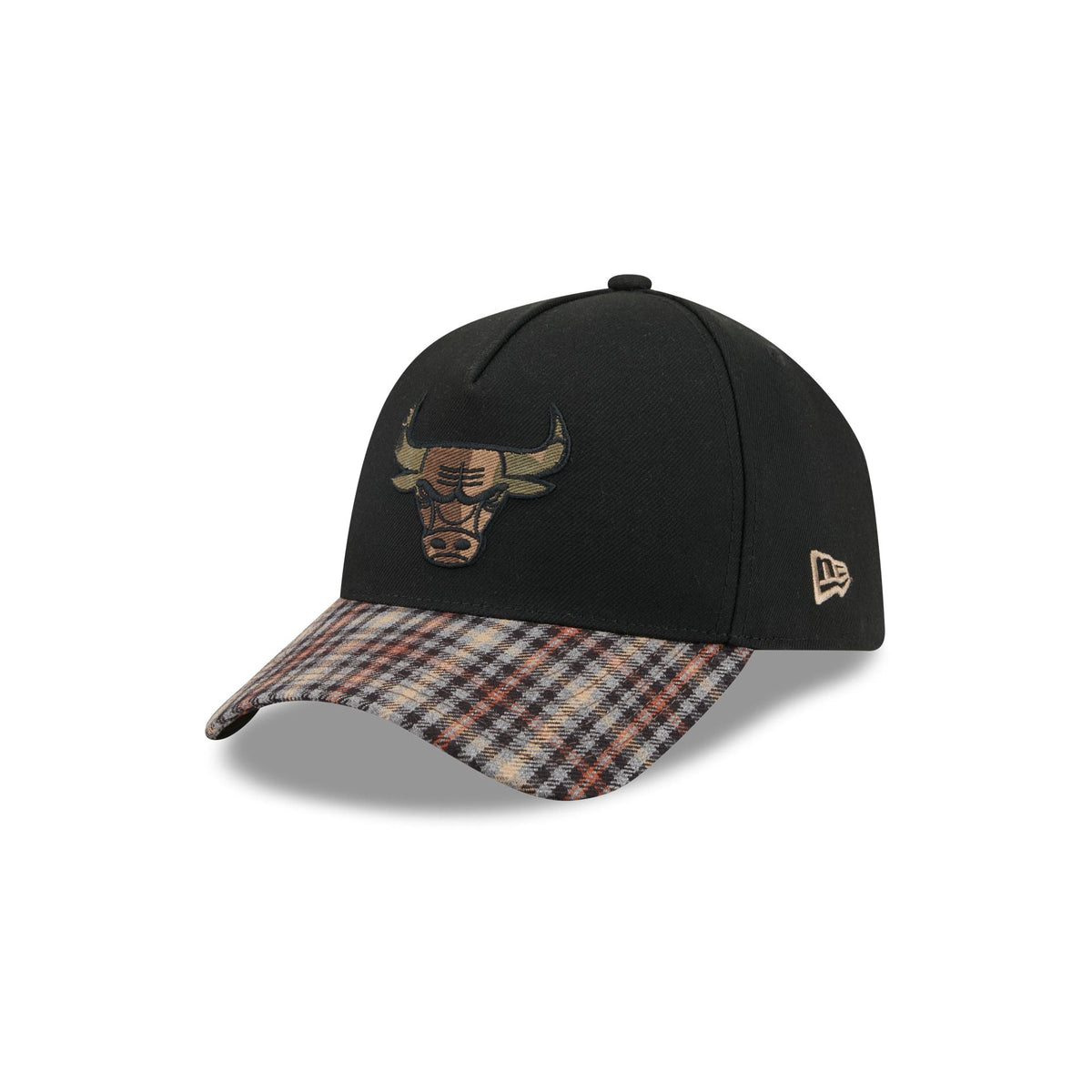 Chicago Bulls Fall Plaid Visor 59FORTY A-Frame Fitted Hat