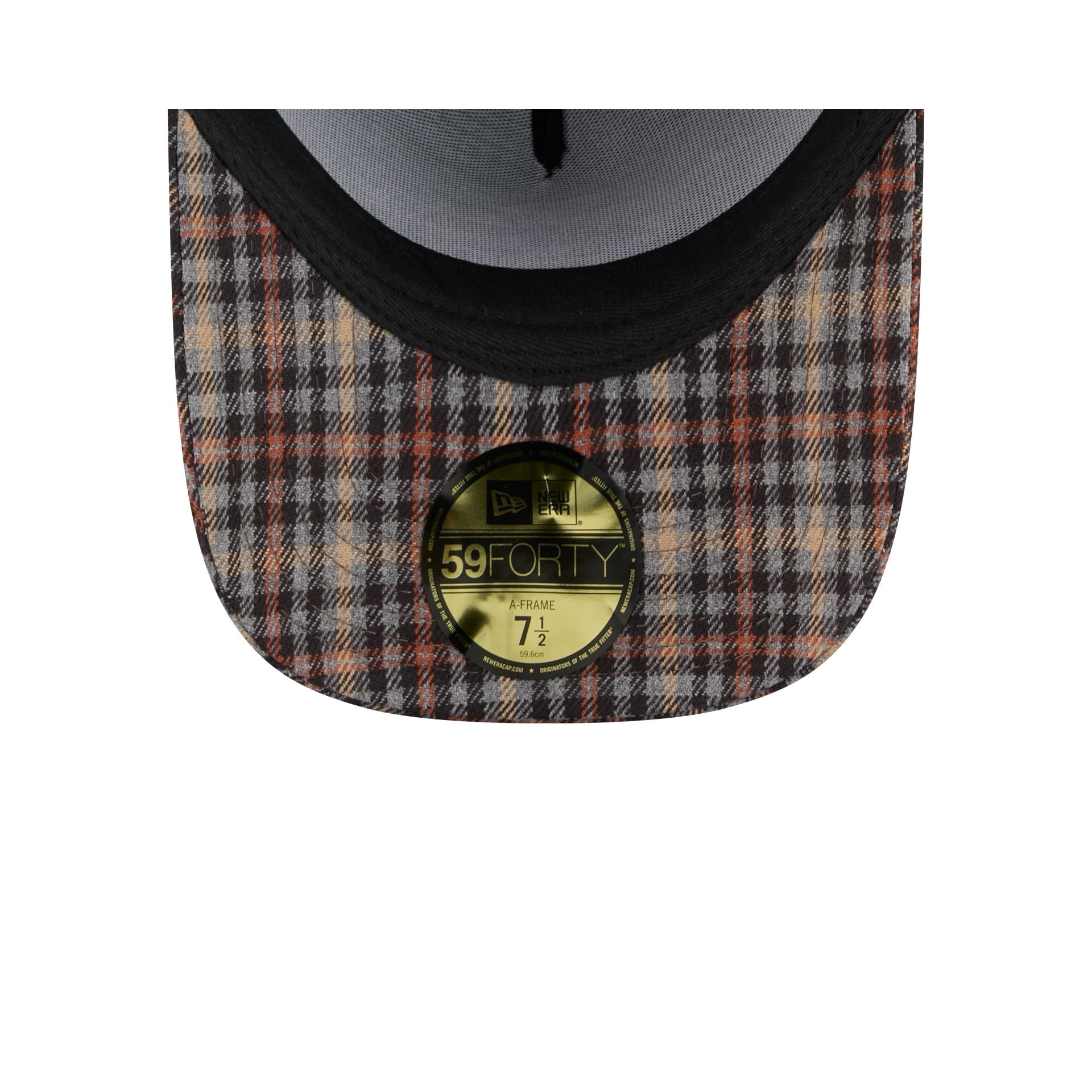 Chicago Blackhawks Fall Plaid Visor 59FORTY A-Frame Fitted Hat