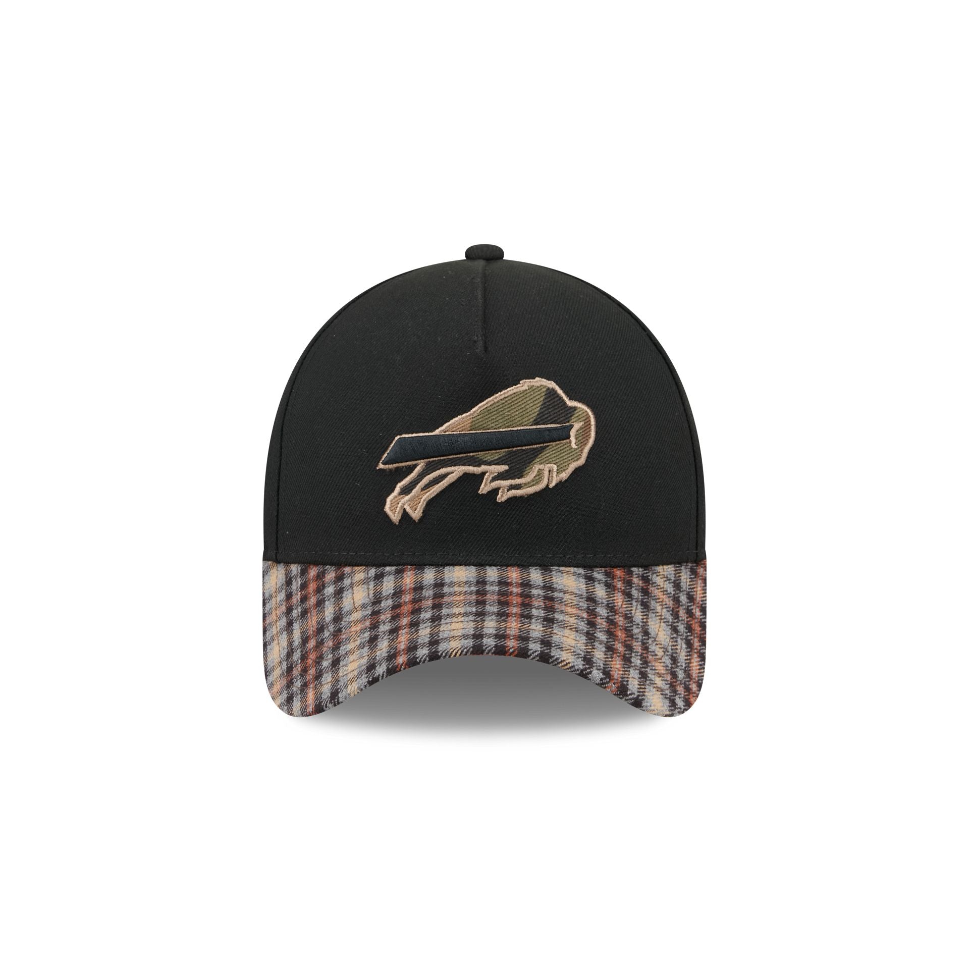 Buffalo Bills Fall Plaid Visor 59FORTY A-Frame Fitted Hat