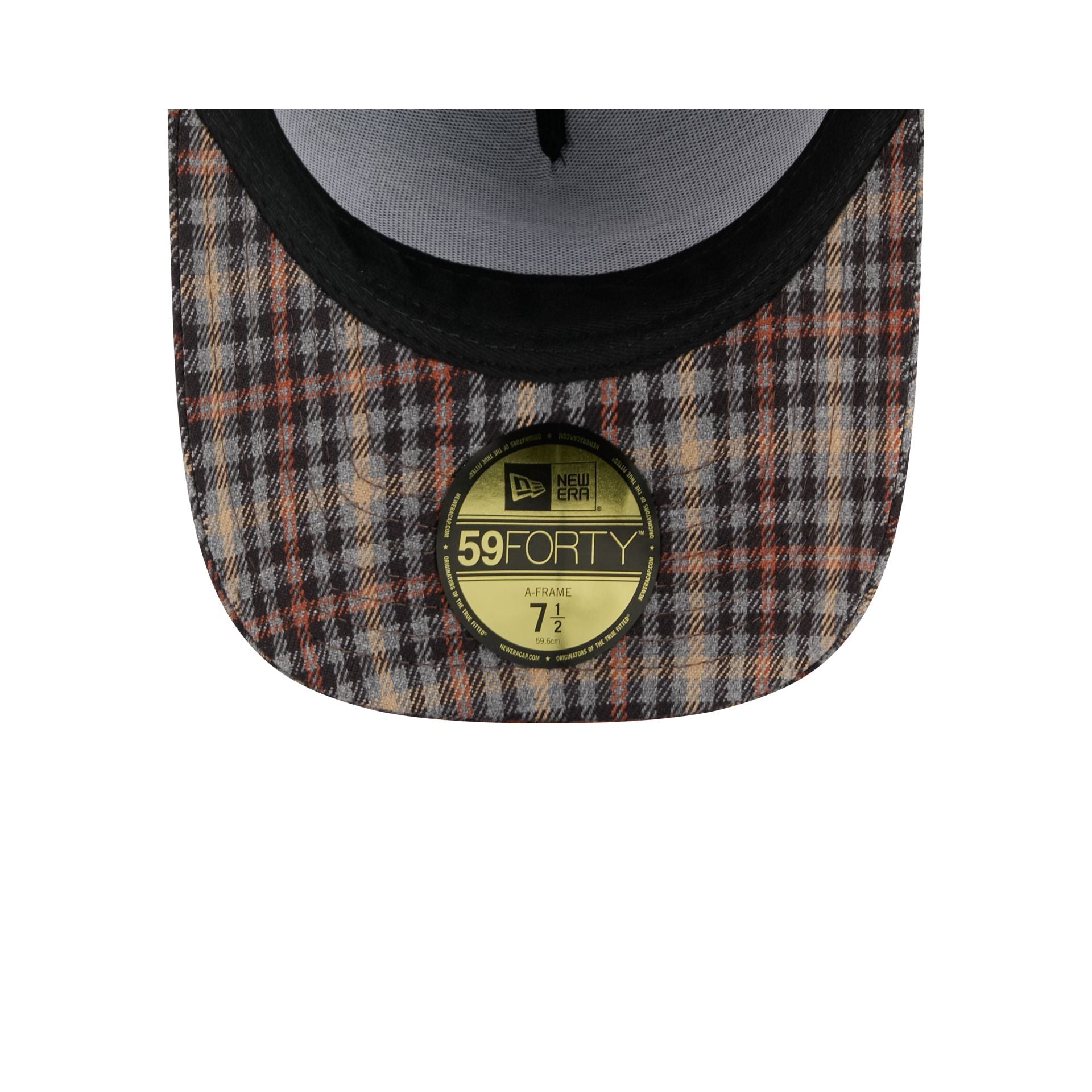 Buffalo Bills Fall Plaid Visor 59FORTY A-Frame Fitted Hat