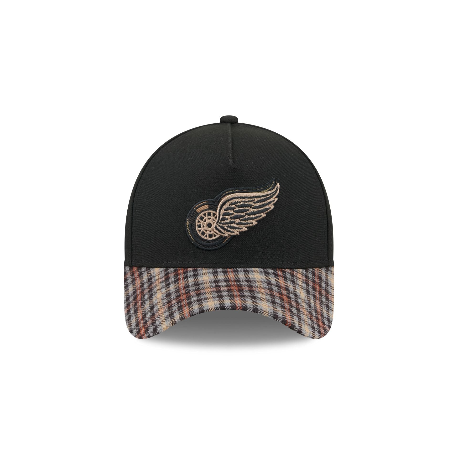 Detroit Red Wings Fall Plaid Visor 59FORTY A-Frame Fitted Hat