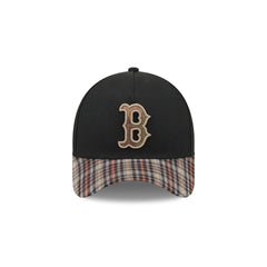 Boston Red Sox Fall Plaid Visor 59FORTY A-Frame Fitted Hat