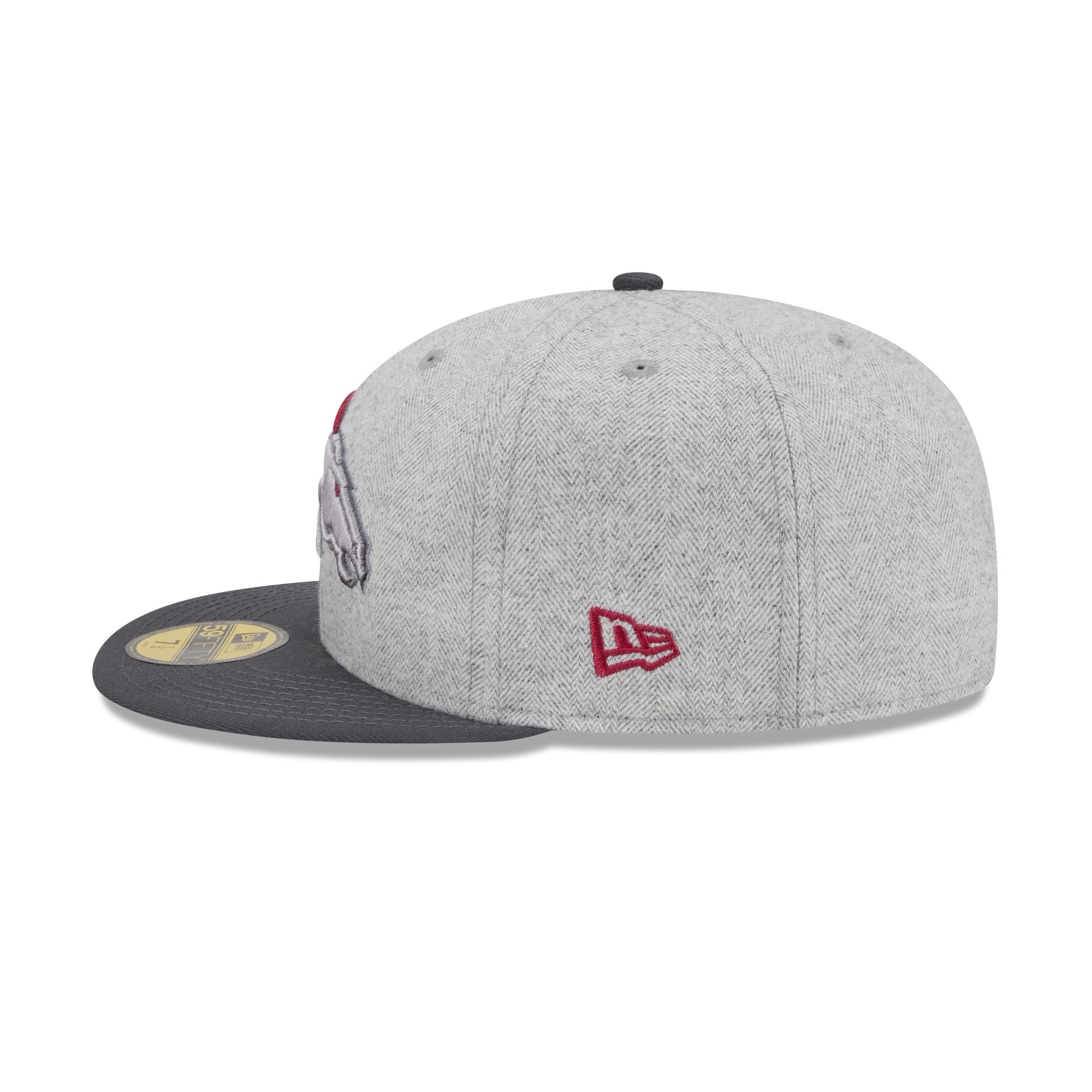 Denver Broncos Gray Herringbone 59FIFTY Fitted Hat
