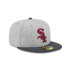 Chicago White Sox Gray Herringbone 59FIFTY Fitted Hat