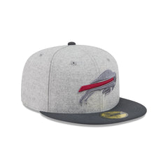 Buffalo Bills Gray Herringbone 59FIFTY Fitted Hat