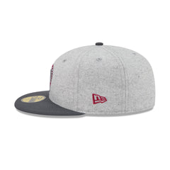 Boston Celtics Gray Herringbone 59FIFTY Fitted Hat
