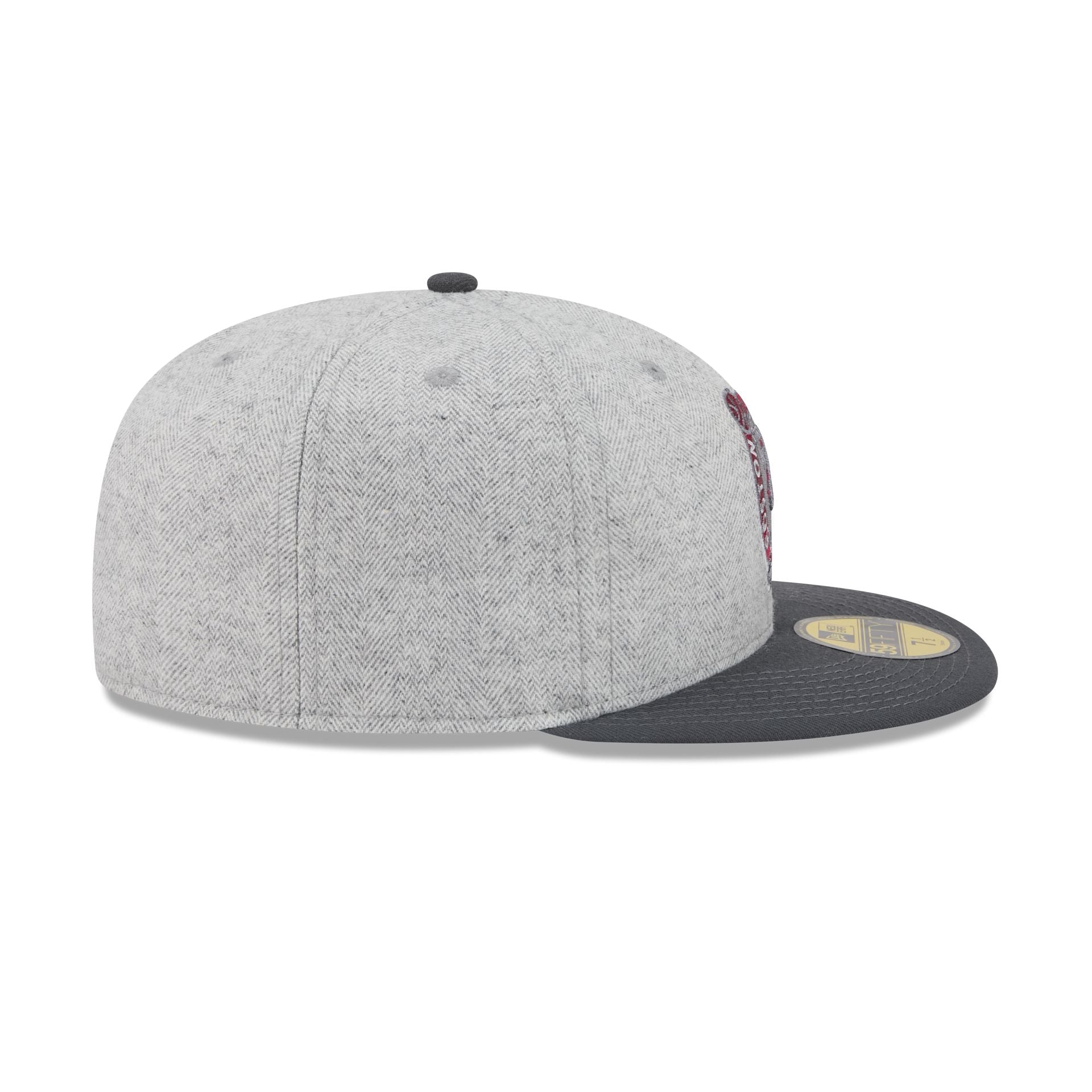 Boston Celtics Gray Herringbone 59FIFTY Fitted Hat