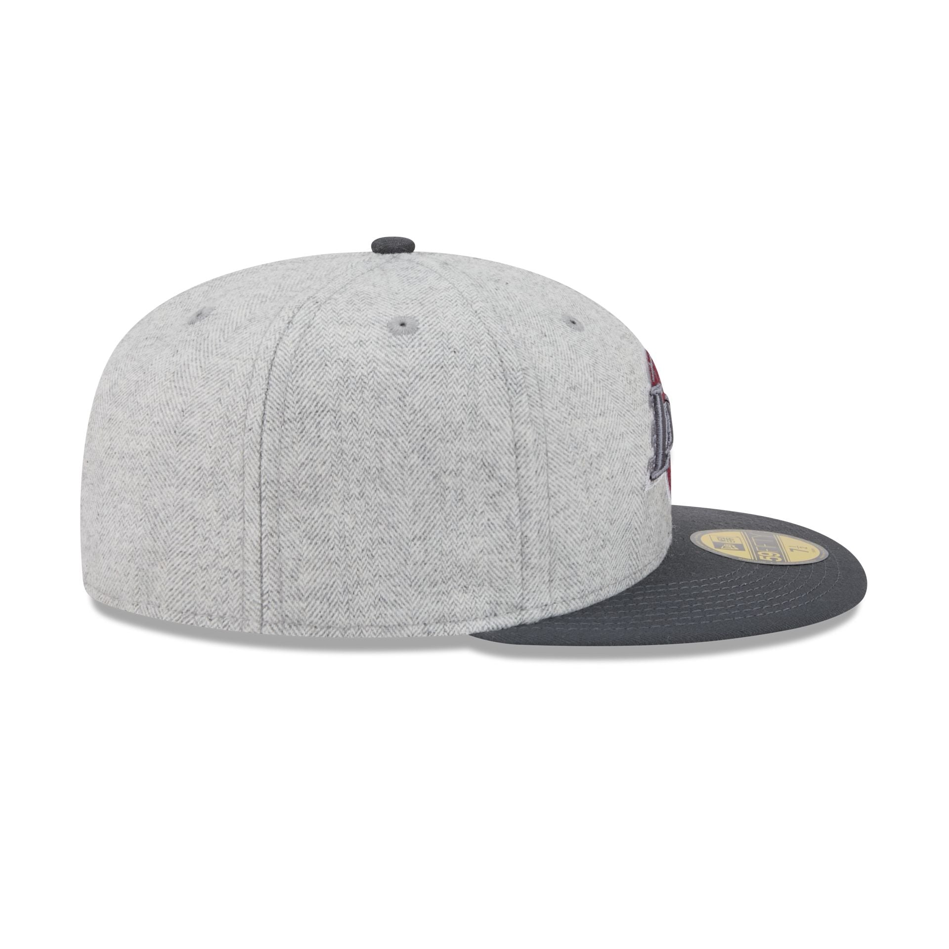 Los Angeles Lakers Gray Herringbone 59FIFTY Fitted Hat