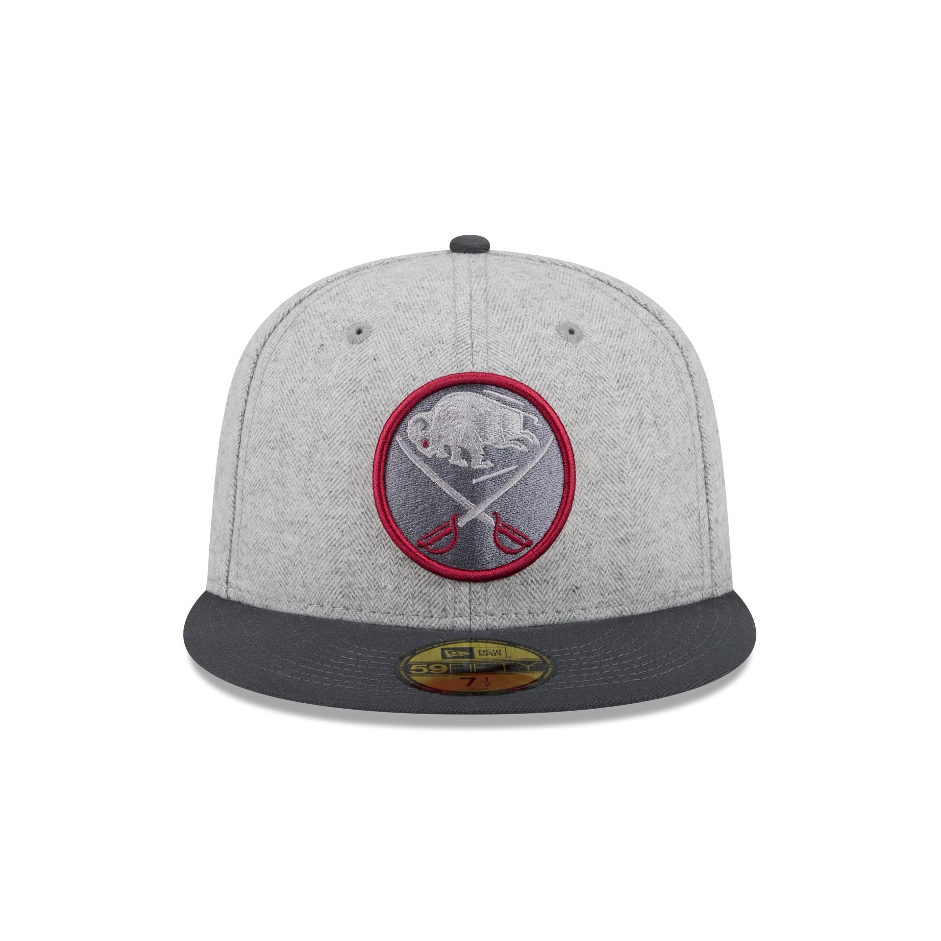Buffalo Sabres Gray Herringbone 59FIFTY Fitted Hat