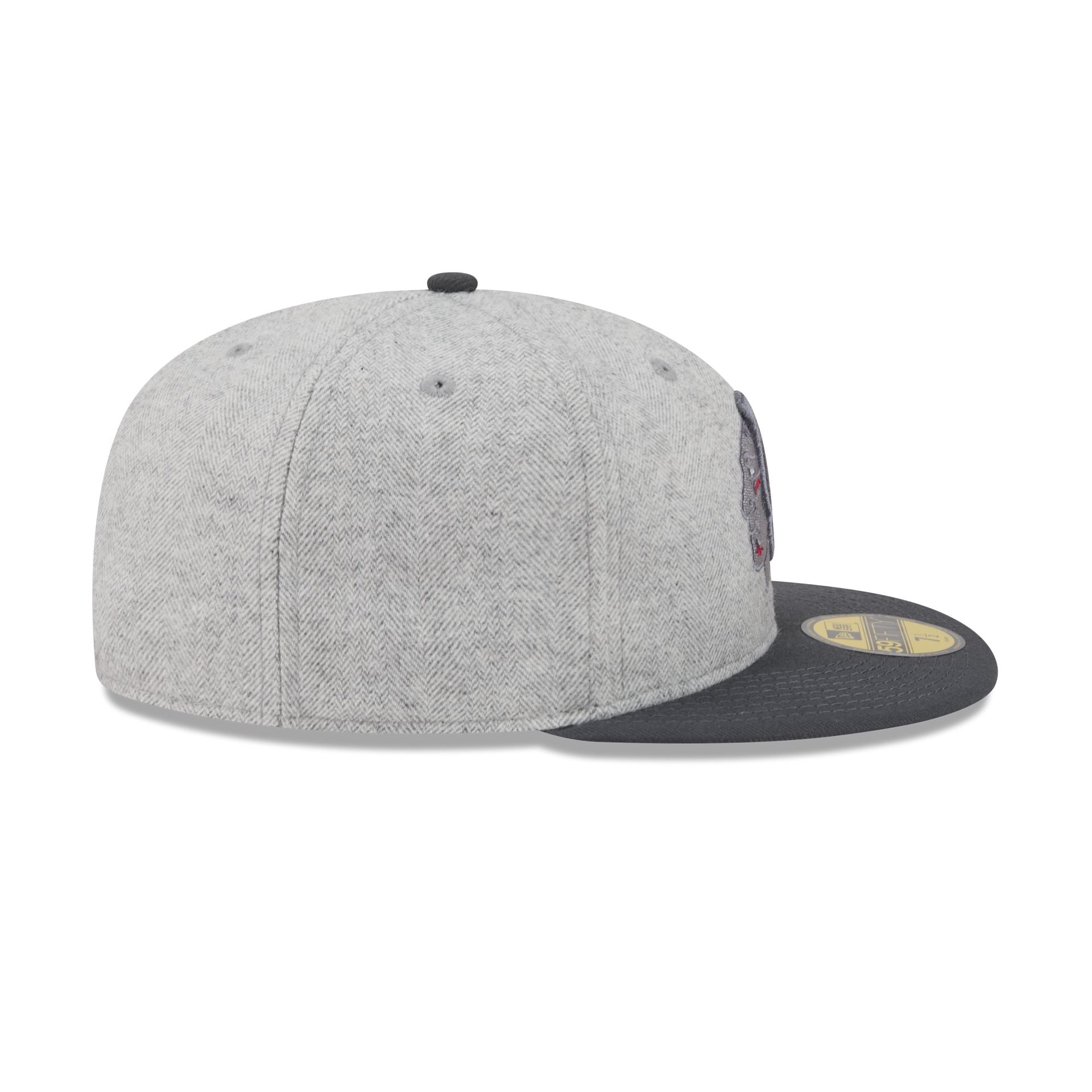 Chicago Blackhawks Gray Herringbone 59FIFTY Fitted Hat