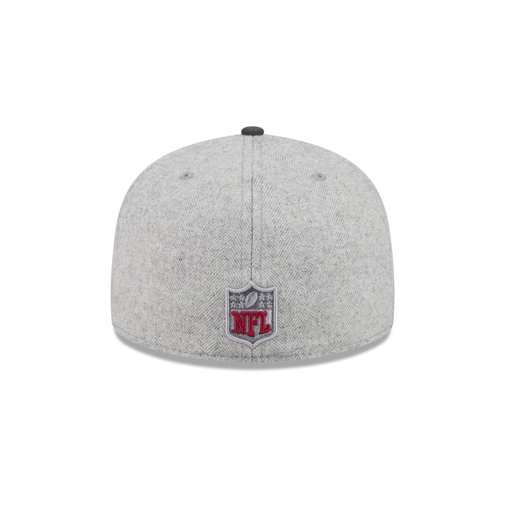 Las Vegas Raiders Gray Herringbone 59FIFTY Fitted Hat