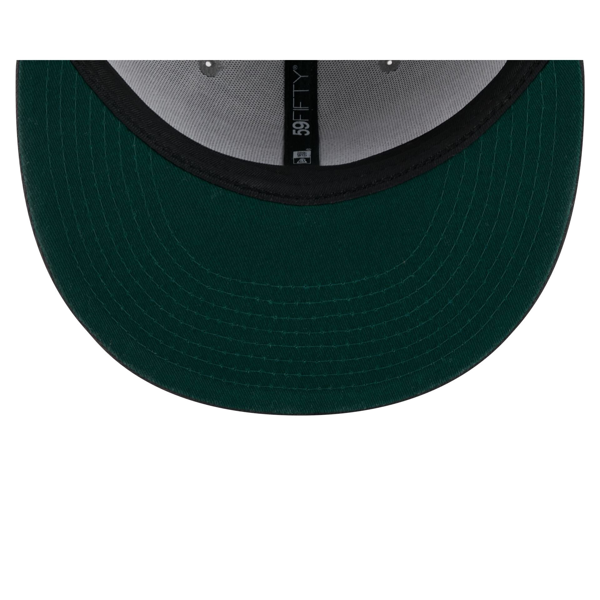 Las Vegas Raiders Gray Herringbone 59FIFTY Fitted Hat