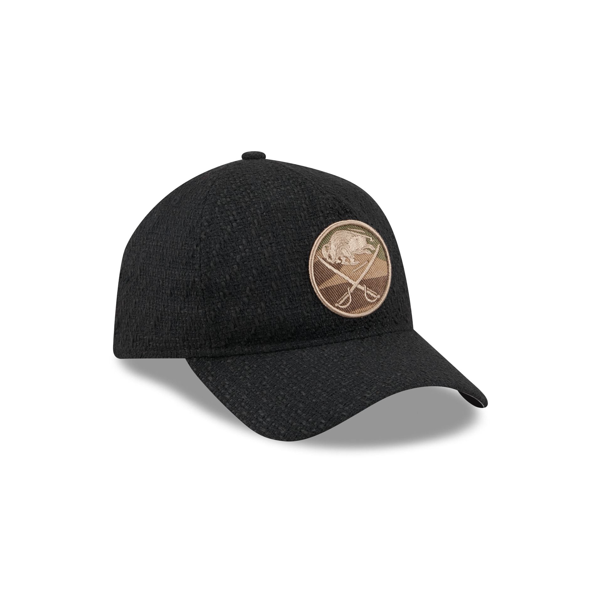 Buffalo Sabres Camo Logo Boucle 9FORTY A-Frame Unstructured Snapback Hat
