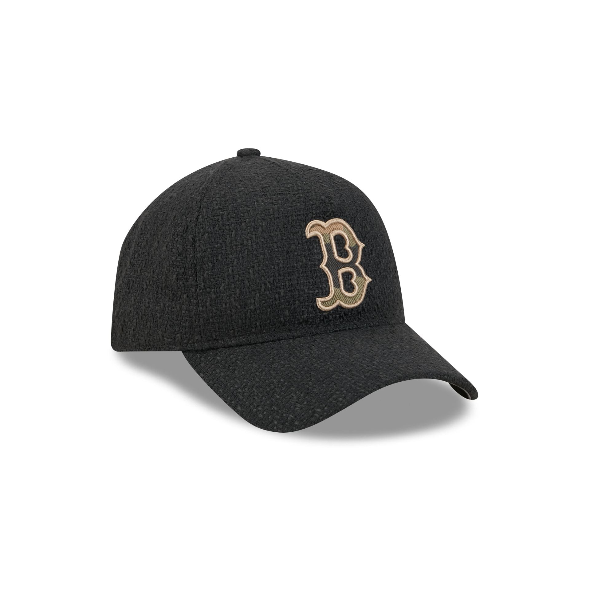 Boston Red Sox Camo Logo Boucle 9FORTY A-Frame Unstructured Snapback Hat