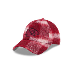 Kansas City Chiefs Brushed Plaid Casual Classic Adjustable