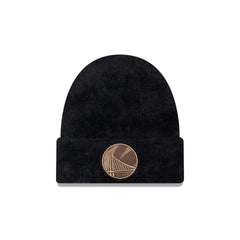 Golden State Warriors Camo Logo Fuzzy Cuff Knit Beanie Hat