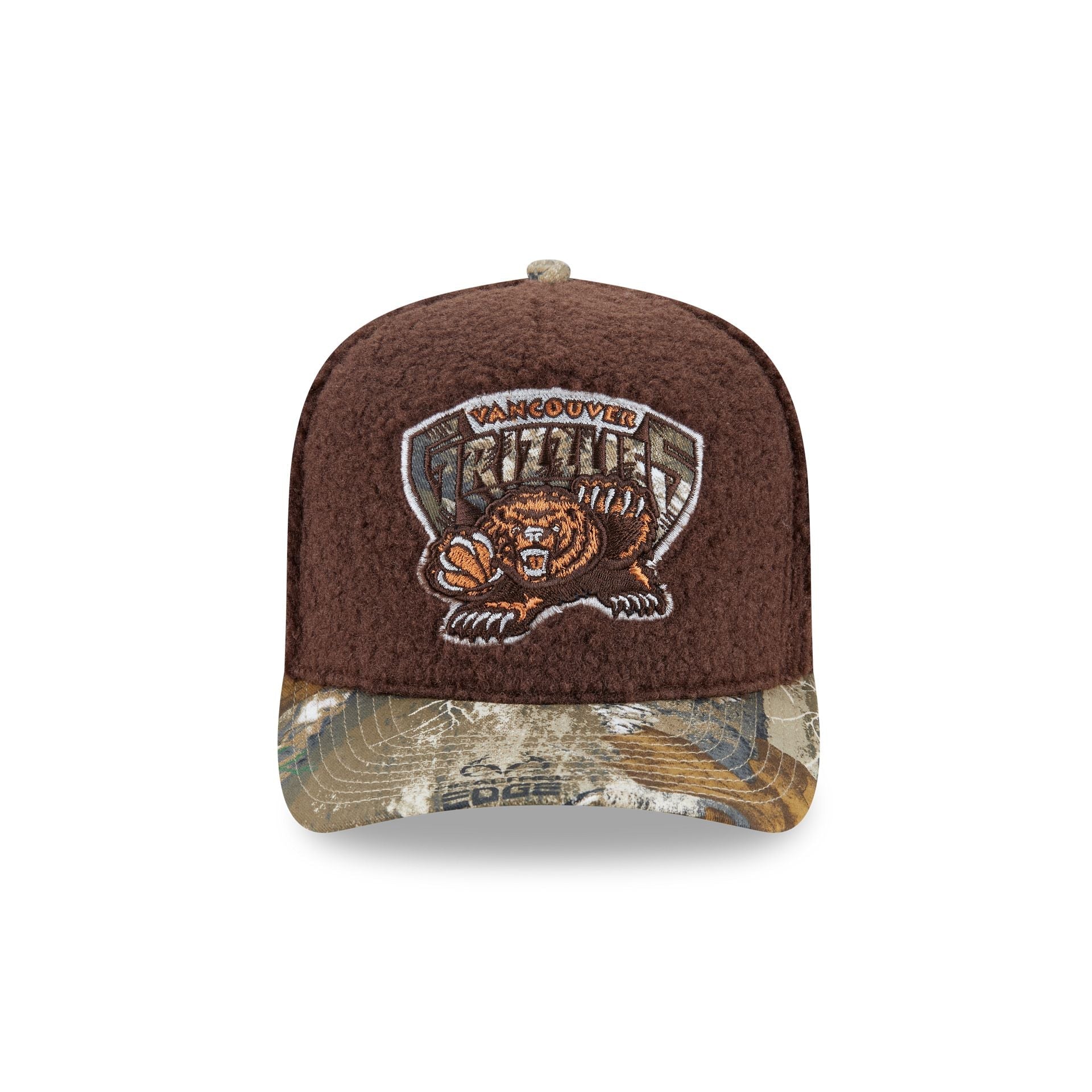 Just Caps Hardwood Classics Realtree Camo Vancouver Grizzlies 59FIFTY A-Frame Fitted Hat