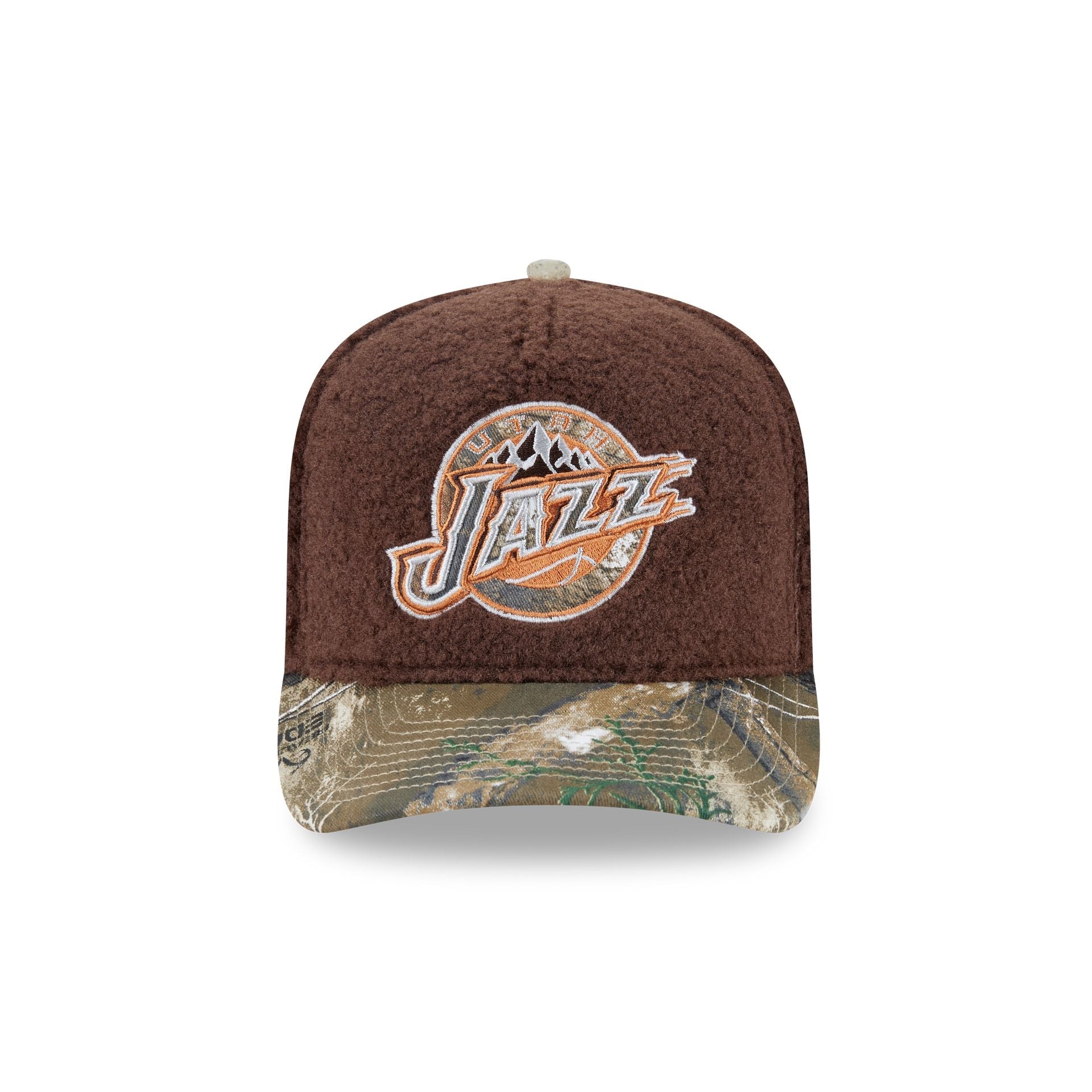 Just Caps Hardwood Classics Realtree Camo Utah Jazz 59FIFTY A-Frame Fitted Hat