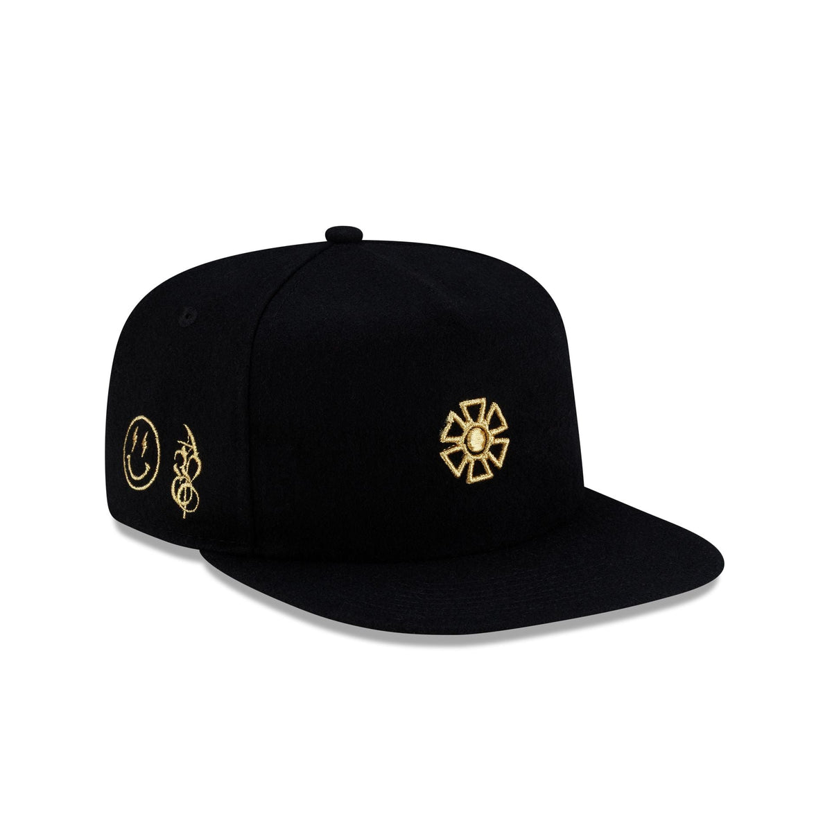 New Era Cap x J Balvin x Ryan Castro Black Wool 19TWENTY Snapback Hat