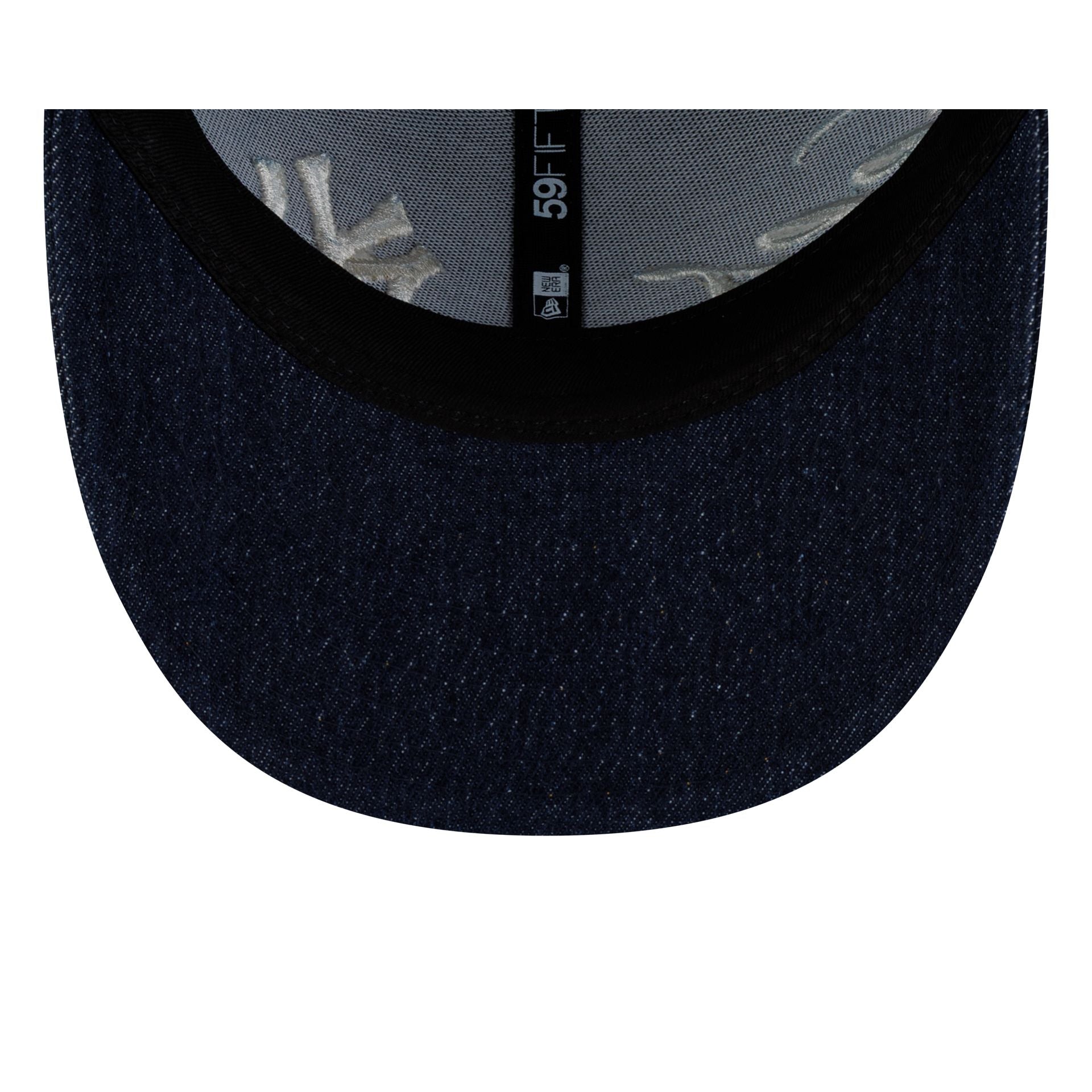 New York Yankees Denim Script Low Profile 59FIFTY Fitted Hat