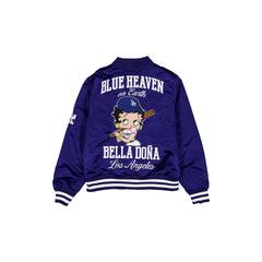 Bella Doña x Betty Boop x Los Angeles Dodgers Women's Dark Royal Jacket