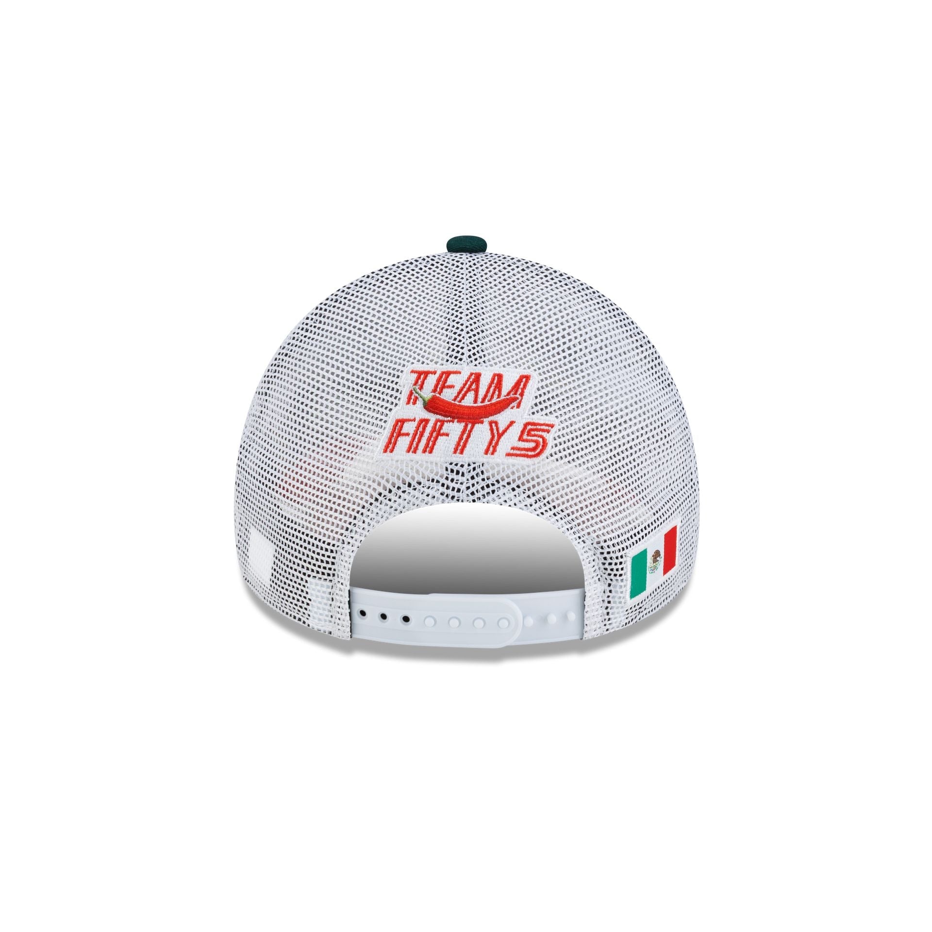 2026 Mexico City Race Special Team Fifty 5 Carlos Sainz White 9FORTY A-Frame Trucker Hat
