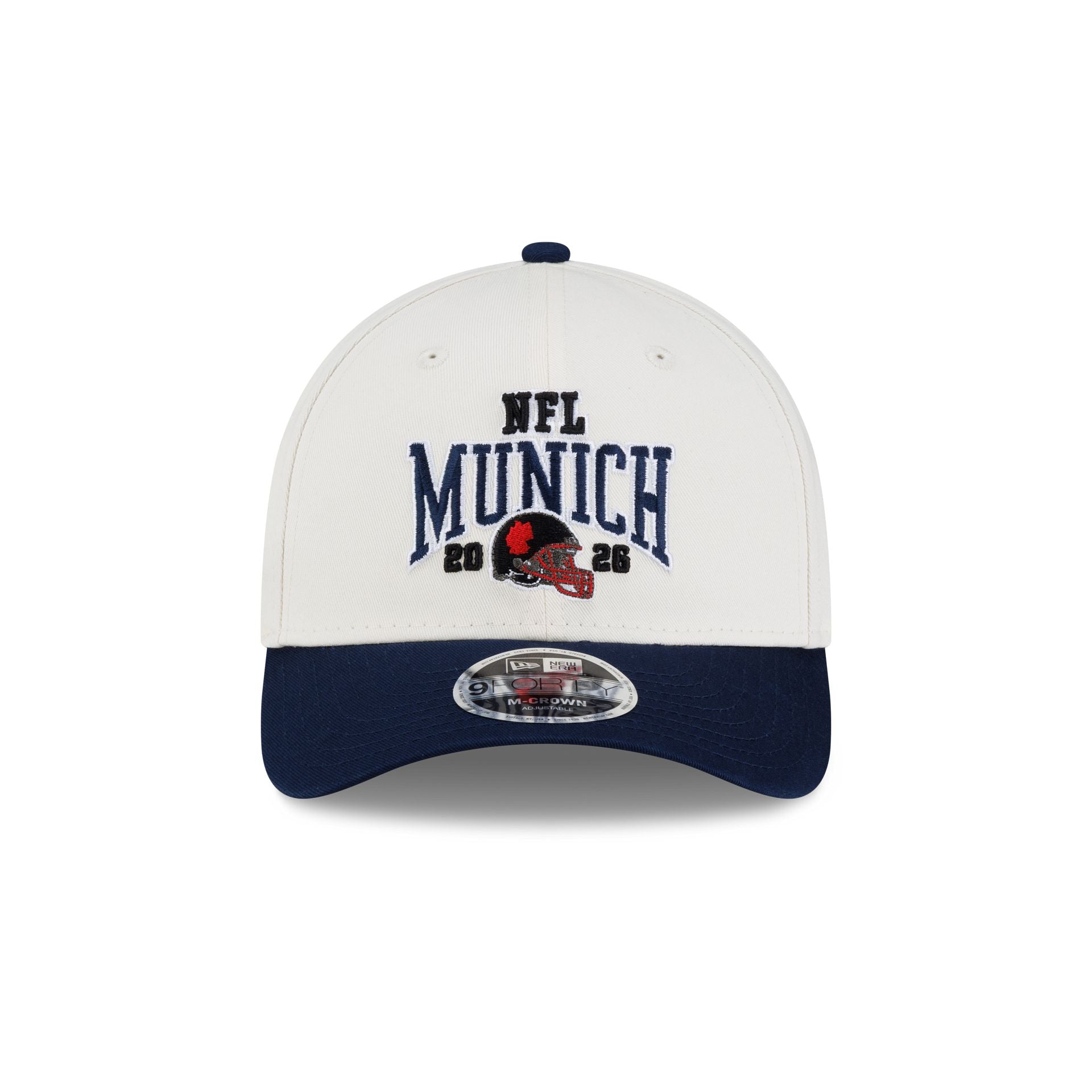 New England Patriots 2026 International Games 9FORTY M-Crown Snapback Hat