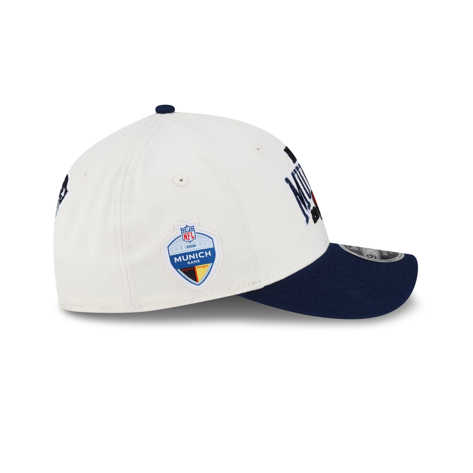 New England Patriots 2026 International Games 9FORTY M-Crown Snapback Hat