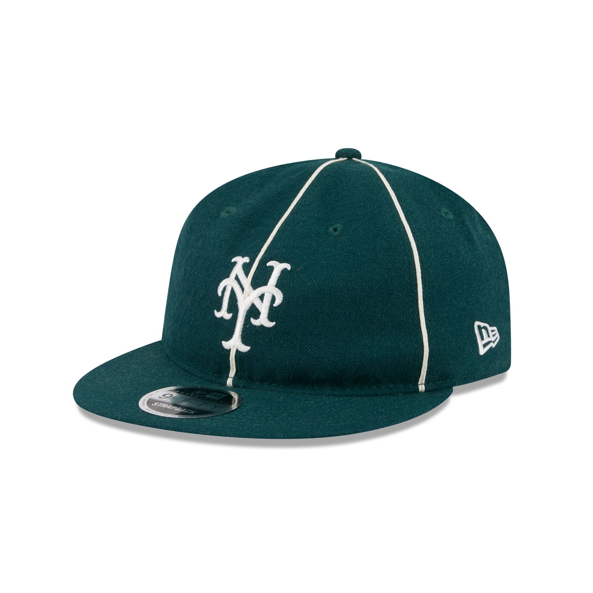 Aim�� Leon Dore New York Mets Piping Green Retro Crown 9FIFTY Adjustable Hat