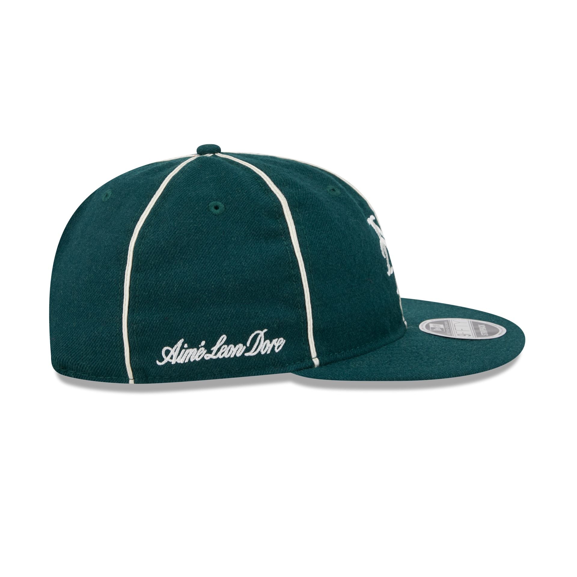 Aim�� Leon Dore New York Mets Piping Green Retro Crown 9FIFTY Adjustable Hat