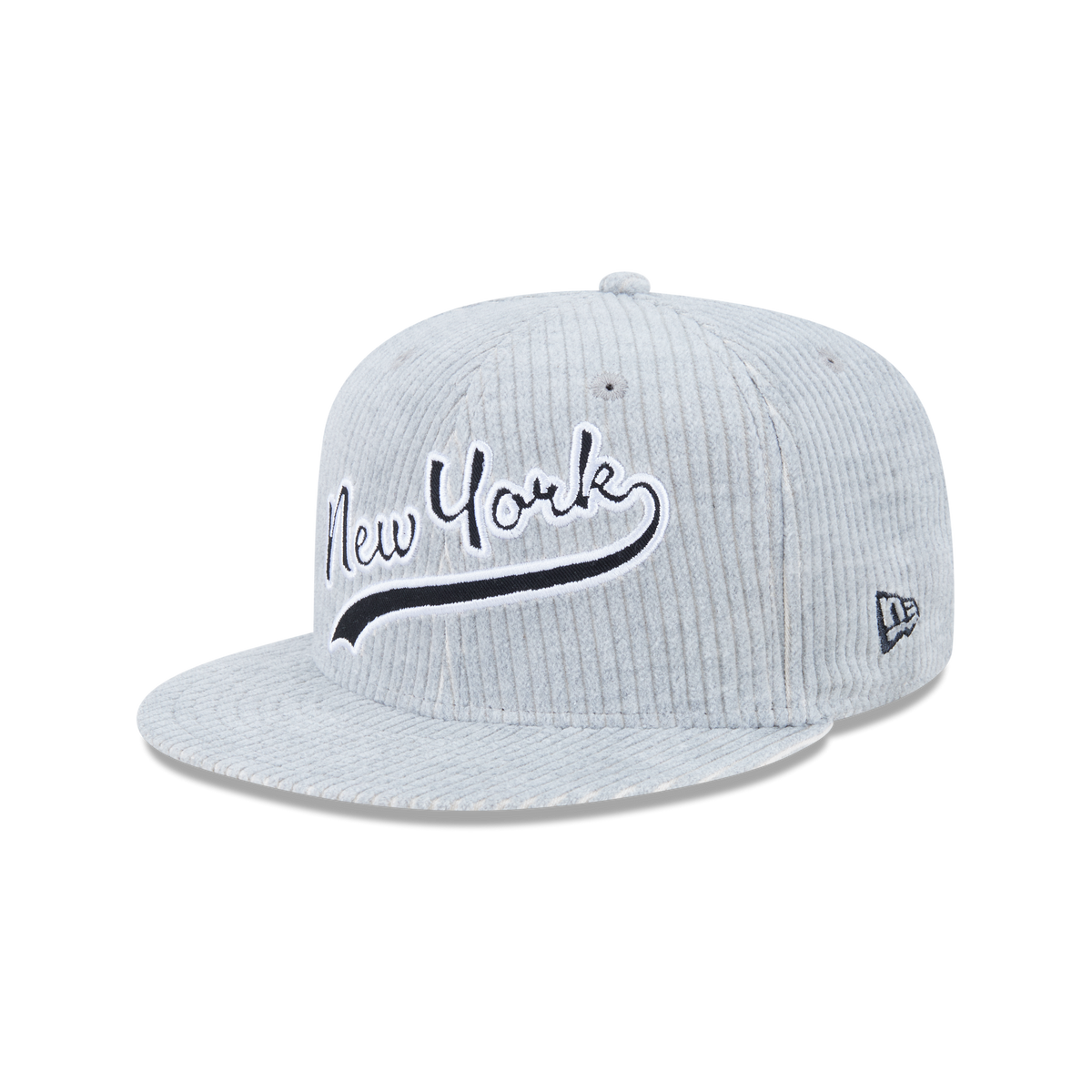 New Era Branded Cord Heather Gray 59FIFTY Fitted Hat