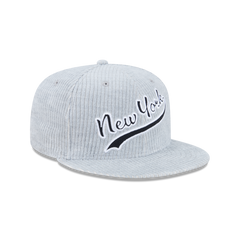 New Era Branded Cord Heather Gray 59FIFTY Fitted Hat