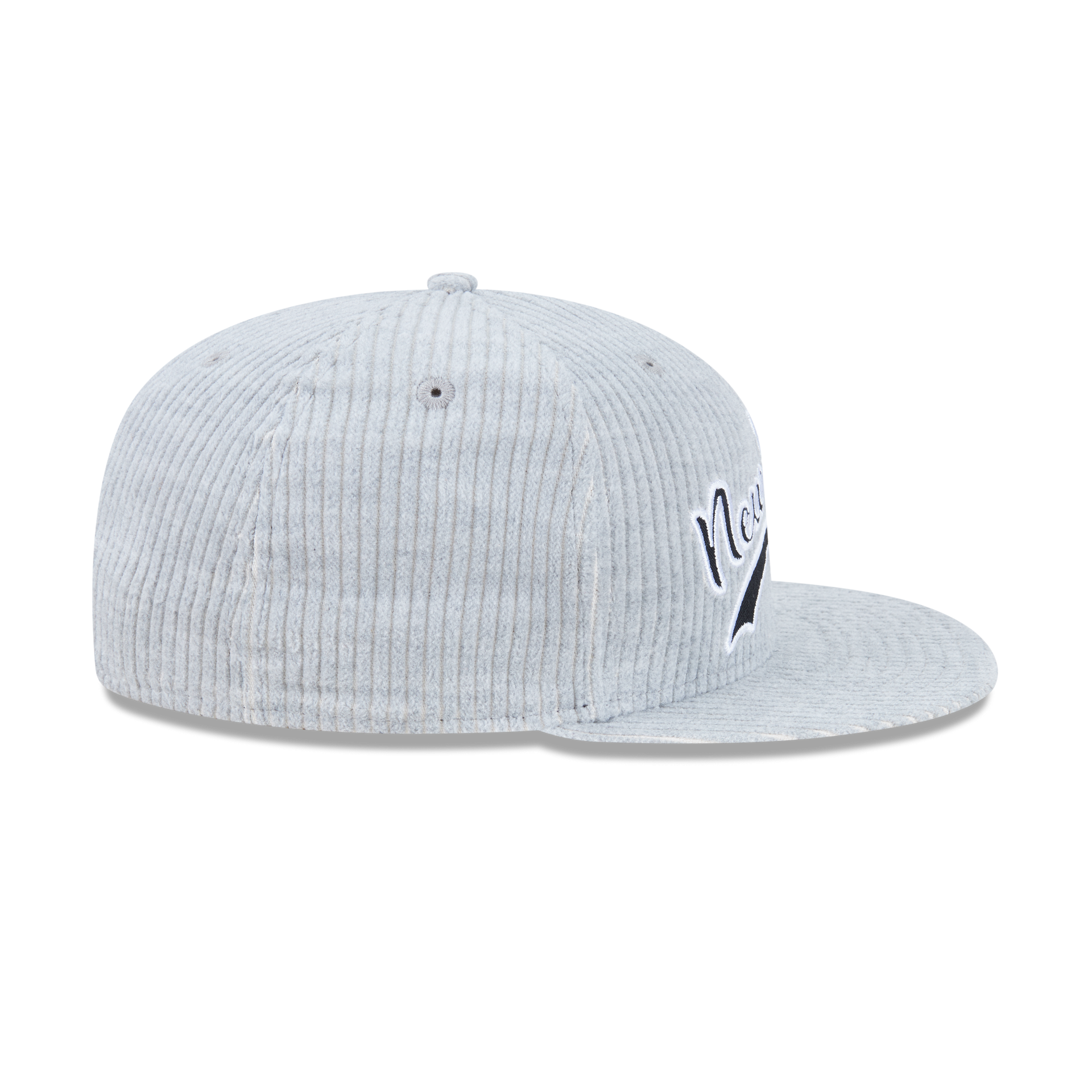 New Era Branded Cord Heather Gray 59FIFTY Fitted Hat