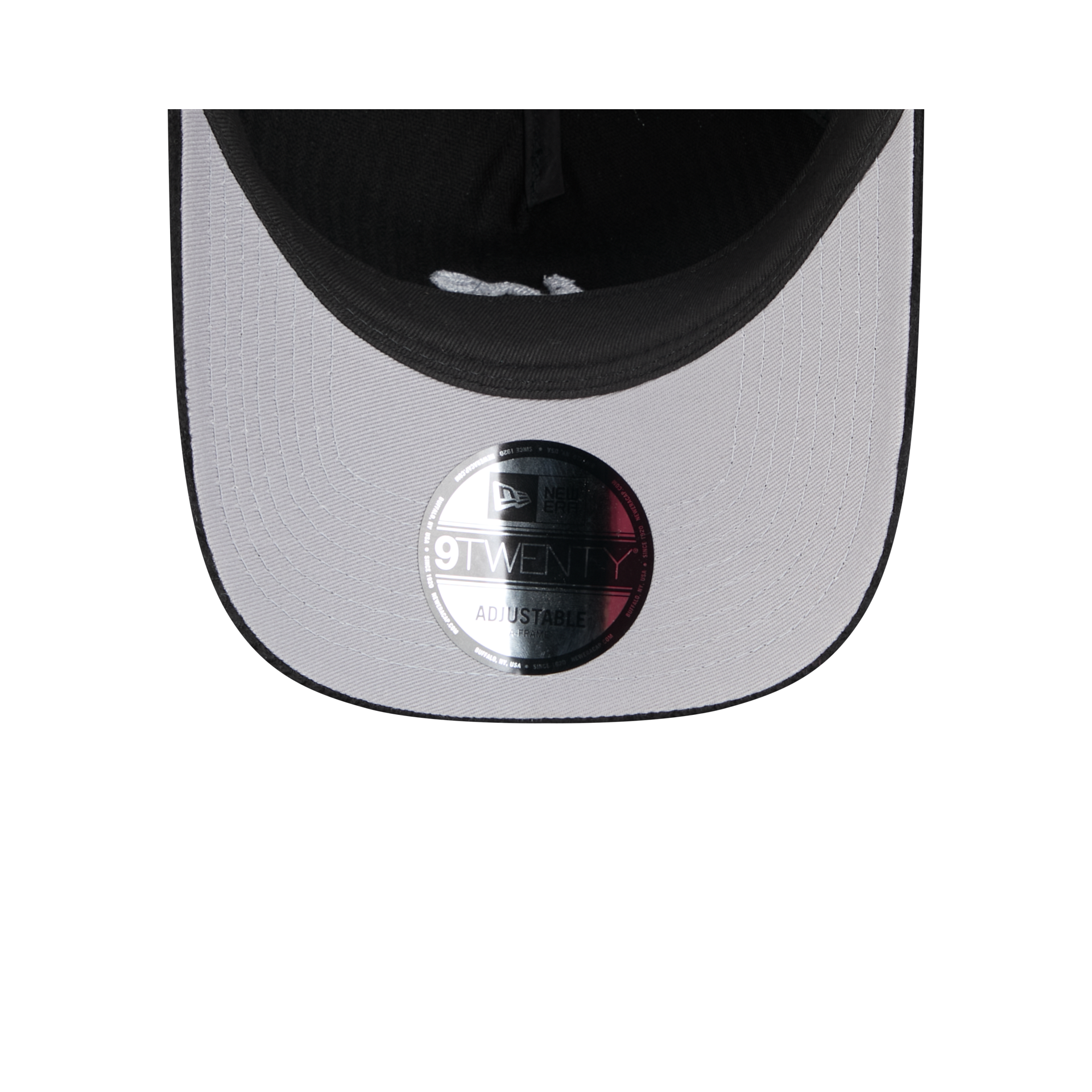 New Era Branded Cord Black 9TWENTY A-Frame Adjustable Hat