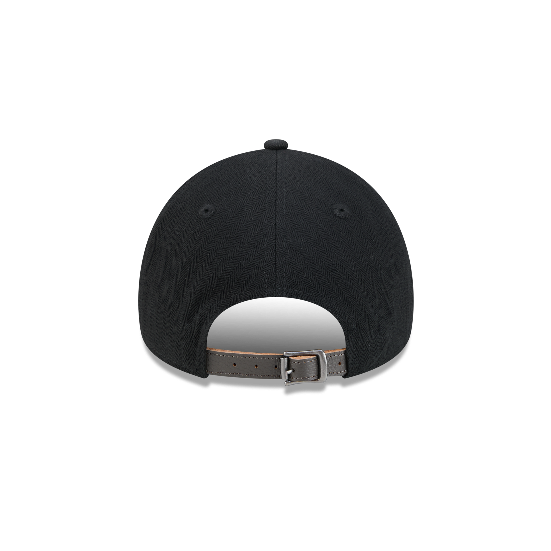 New Era Branded Herringbone Black 9FORTY A-Frame Unstructured Snapback Hat
