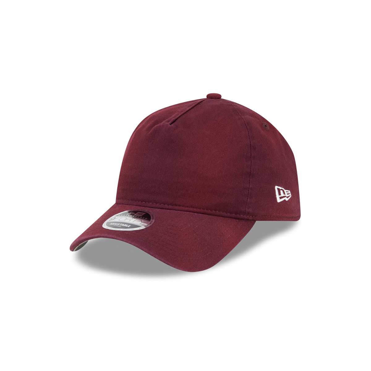 New Era Branded Washed Maroon 9FORTY A-Frame Unstructured Snapback Hat