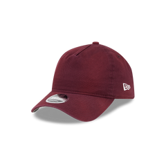 New Era Branded Washed Maroon 9FORTY A-Frame Unstructured Snapback Hat